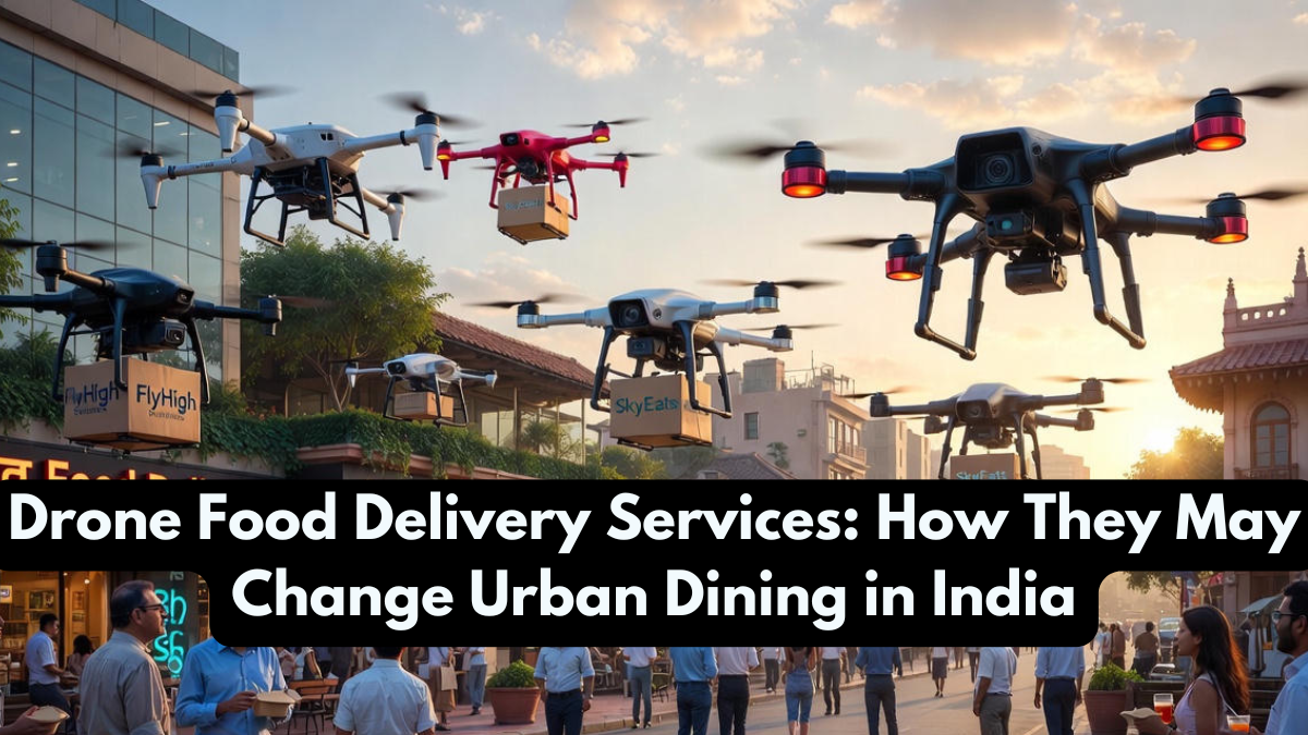 Drone Food Delivery Services: How They May Change Urban Dining in India