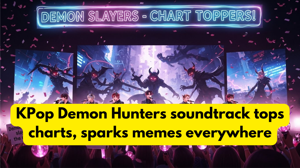 KPop Demon Hunters soundtrack tops charts, sparks memes everywhere