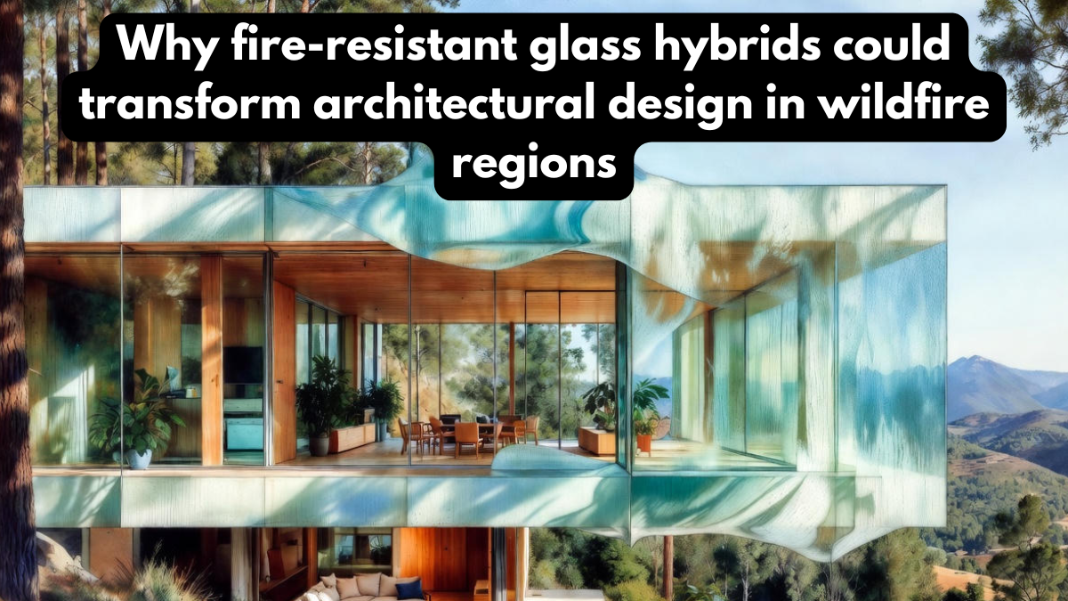 Why fire-resistant glass hybrids could transform architectural design in wildfire regions