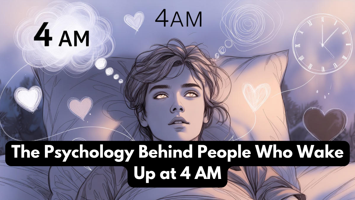 The Psychology Behind People Who Wake Up at 4 AM