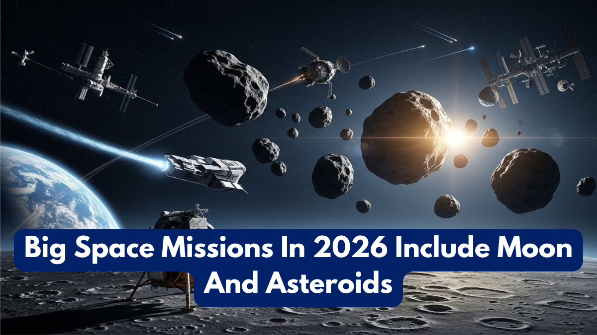 Big Space Missions In 2026 Include Moon And Asteroids