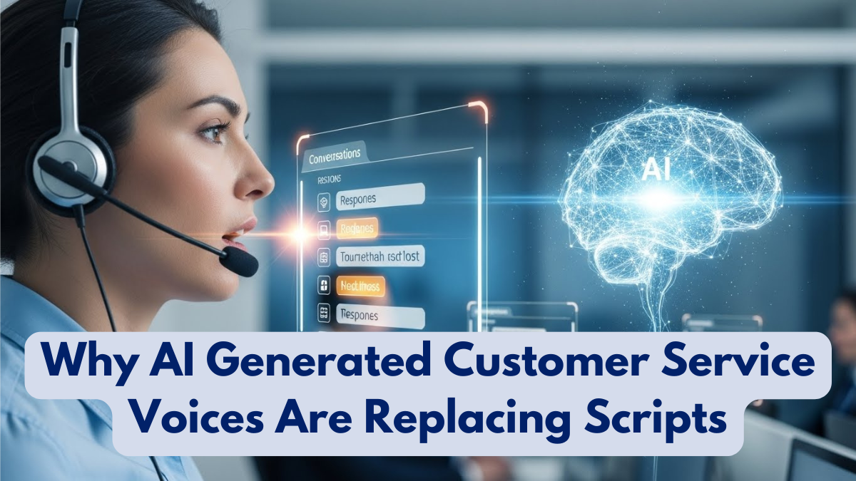 Why AI Generated Customer Service Voices Are Replacing Scripts