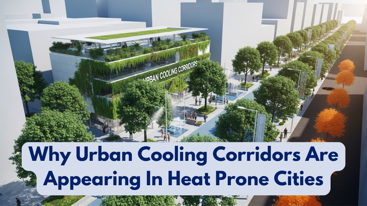Why Urban Cooling Corridors Are Appearing In Heat Prone Cities