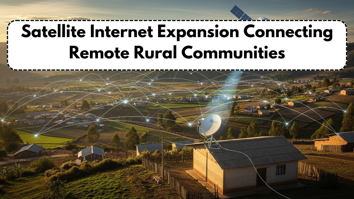 Satellite Internet Expansion Connecting Remote Rural Communities