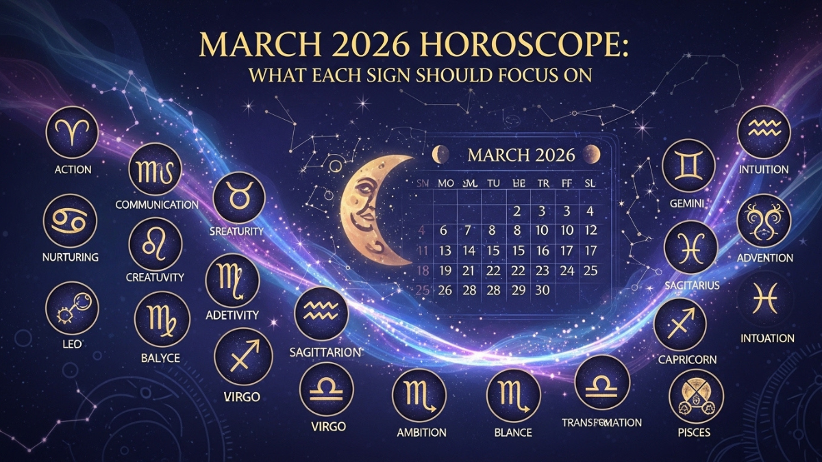 March 2026 Horoscope: What Each Sign Should Focus On